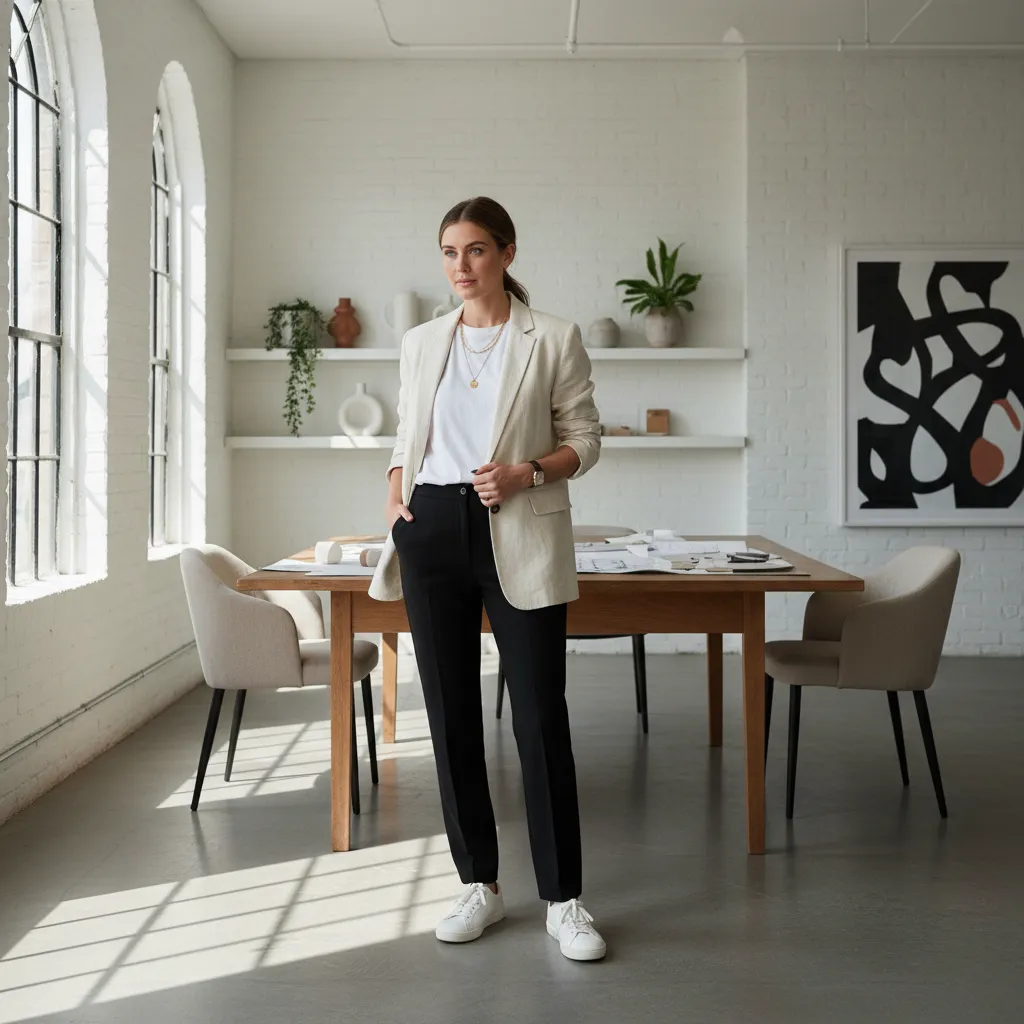 Outfits para diseñadora de interiores (estilo Pinterest)