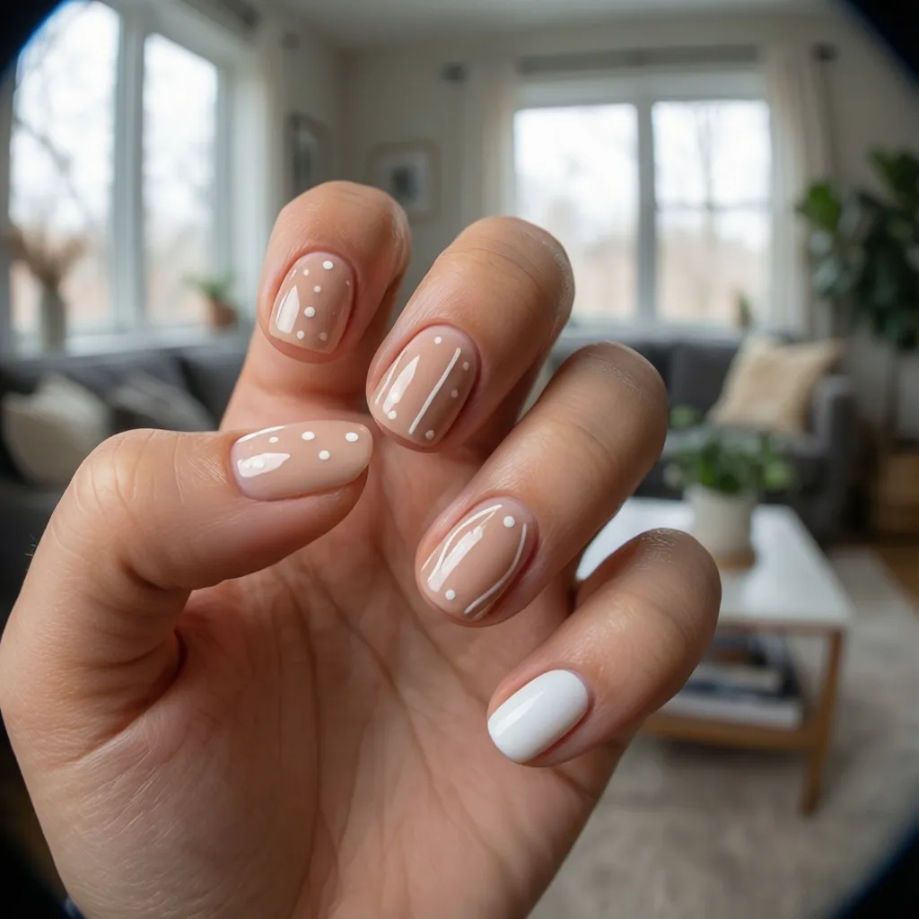 Diseños de uñas minimalistas hechos en casa