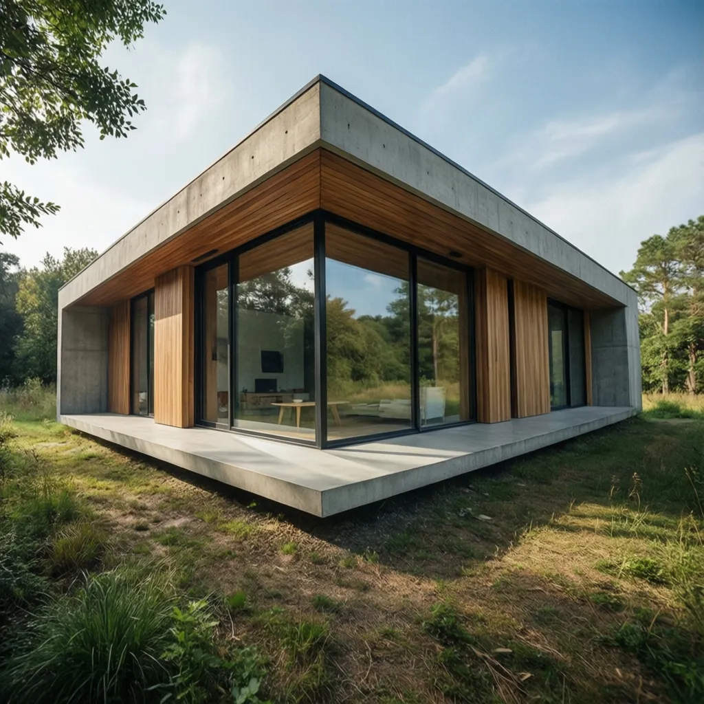 Casas de diseño minimalista de una planta