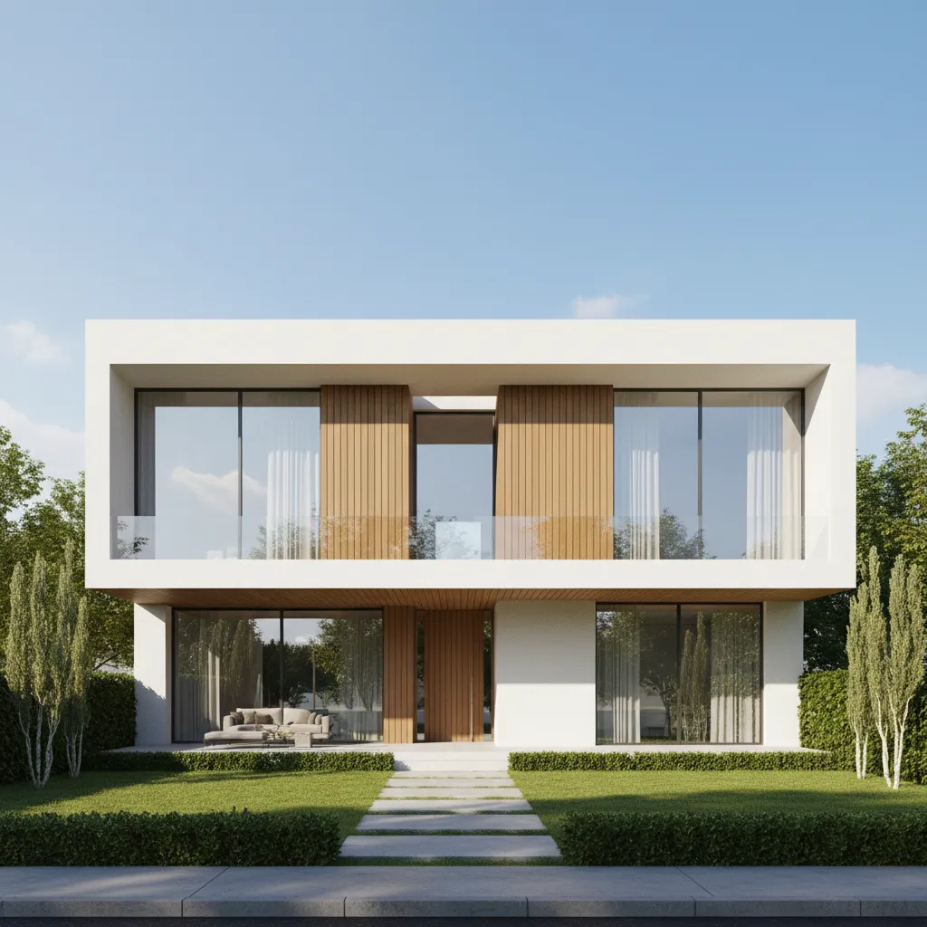 Rumah minimalis dua lantai dengan desain modern