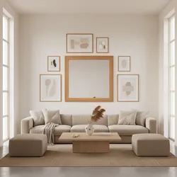 How Interior Designers Use Mirrors as Anchors for Wall Art Layouts