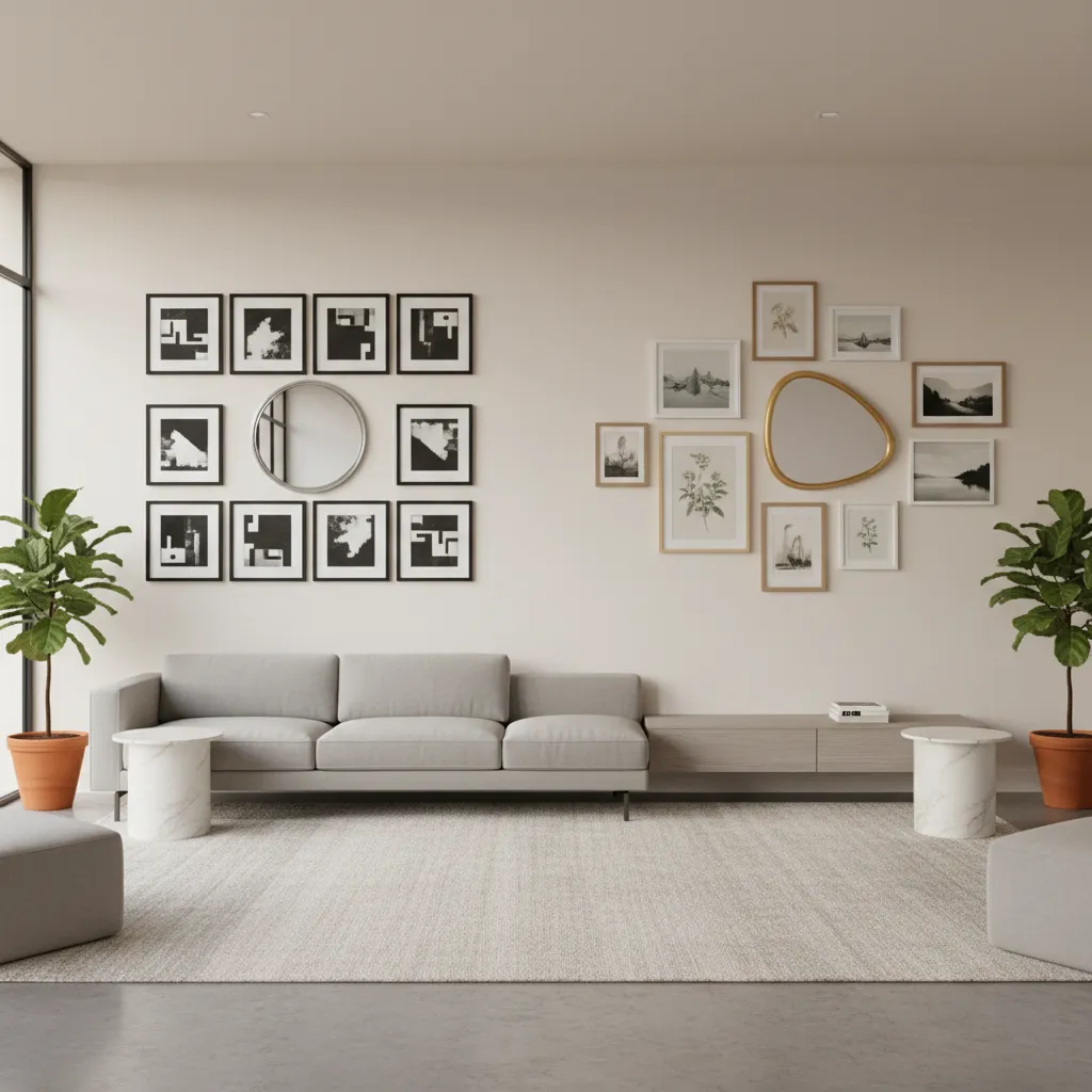 Mirror-Centered Gallery vs Offset Gallery: Which Wall Art Layout Works Best?