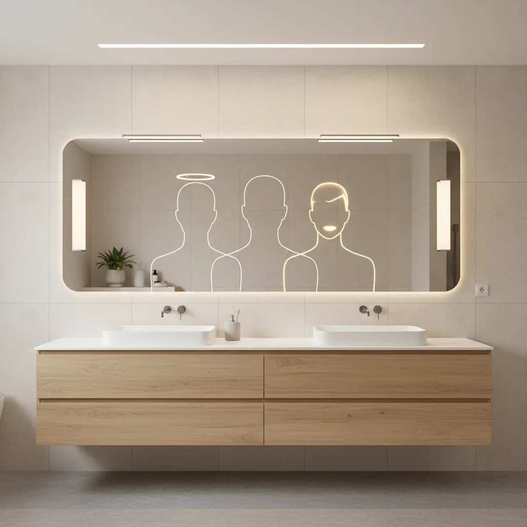 How Lighting Changes the Way You Look in a Mirror: Why mirror lighting can make you look slimmer, larger, or more defined—and how to set it correctly for an accurate reflection