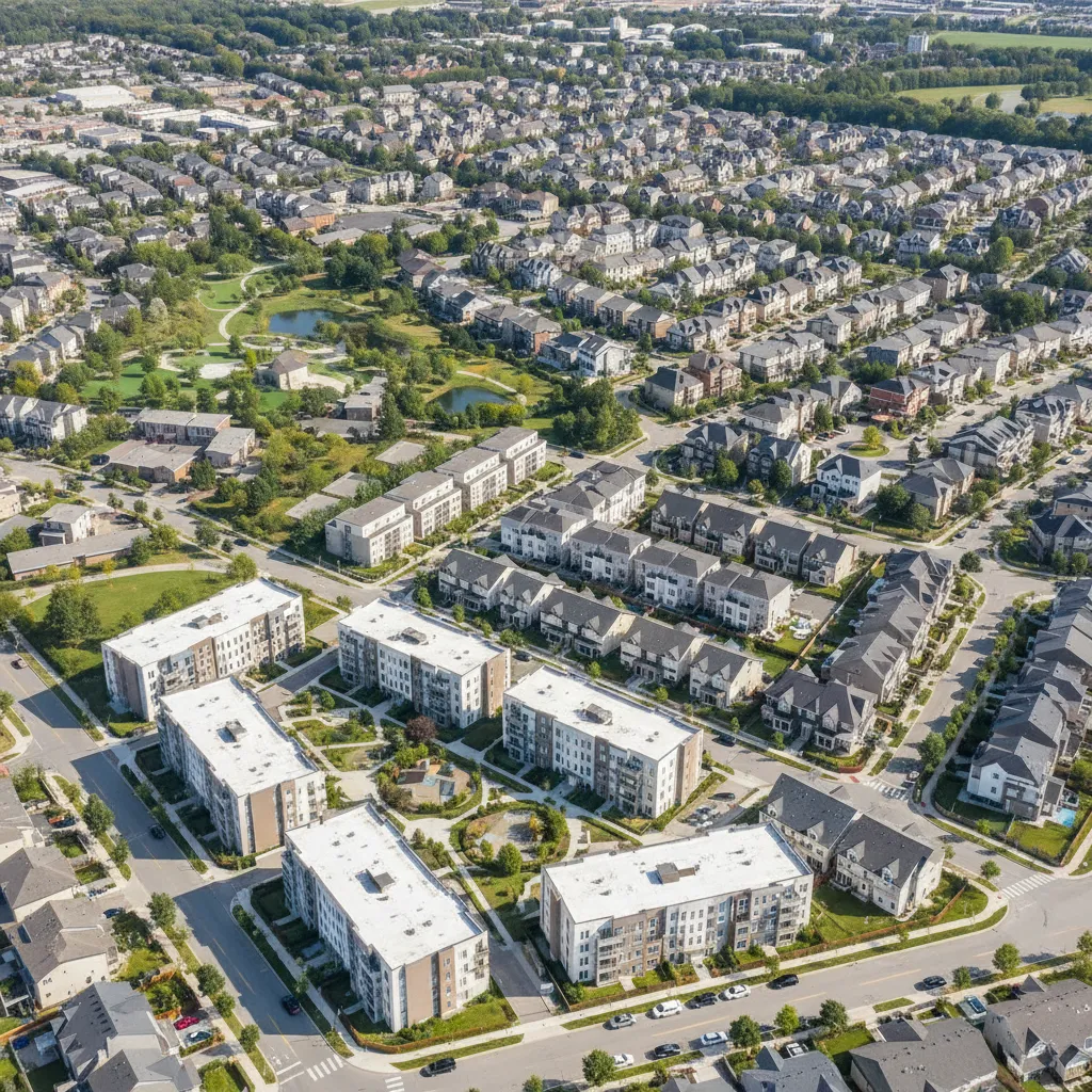 How Mixed Housing Types Distort Local Averages