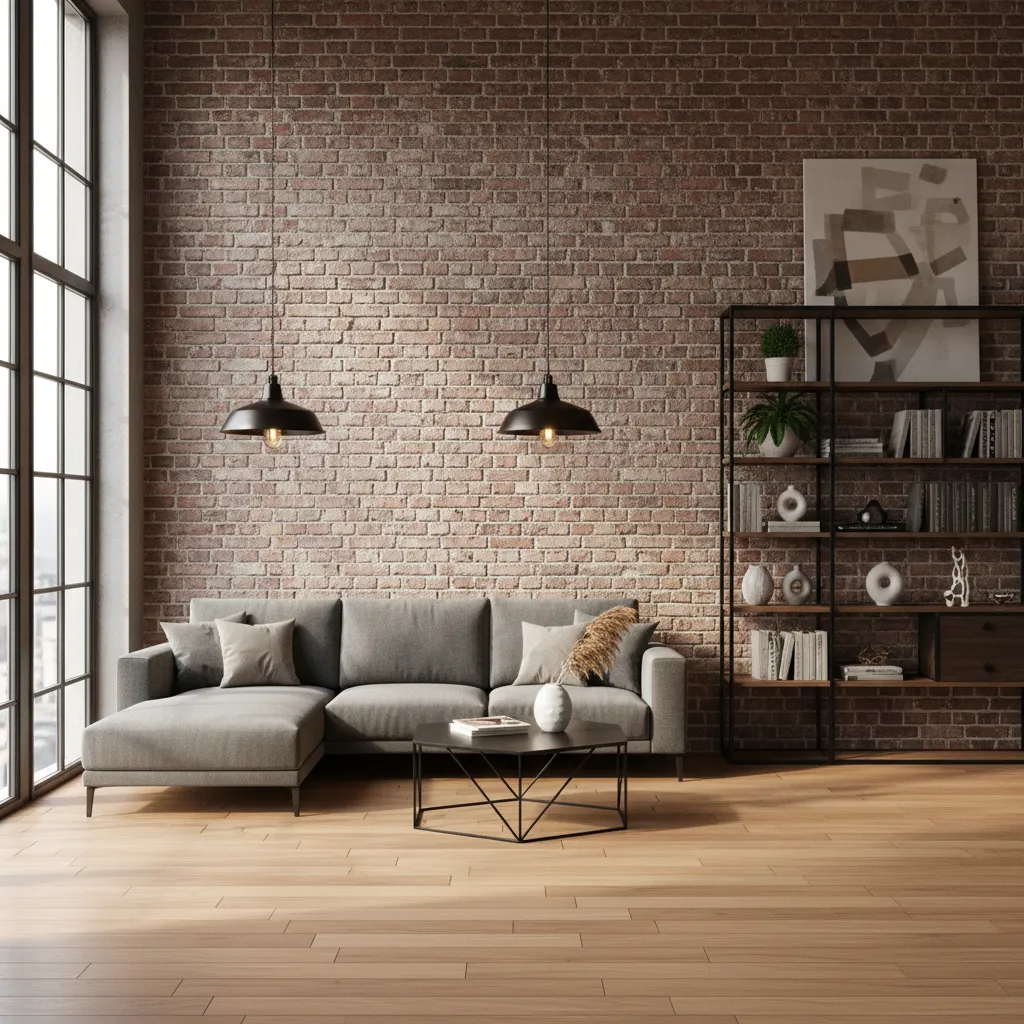Apartamento que mezcla estilo industrial con elementos modernos