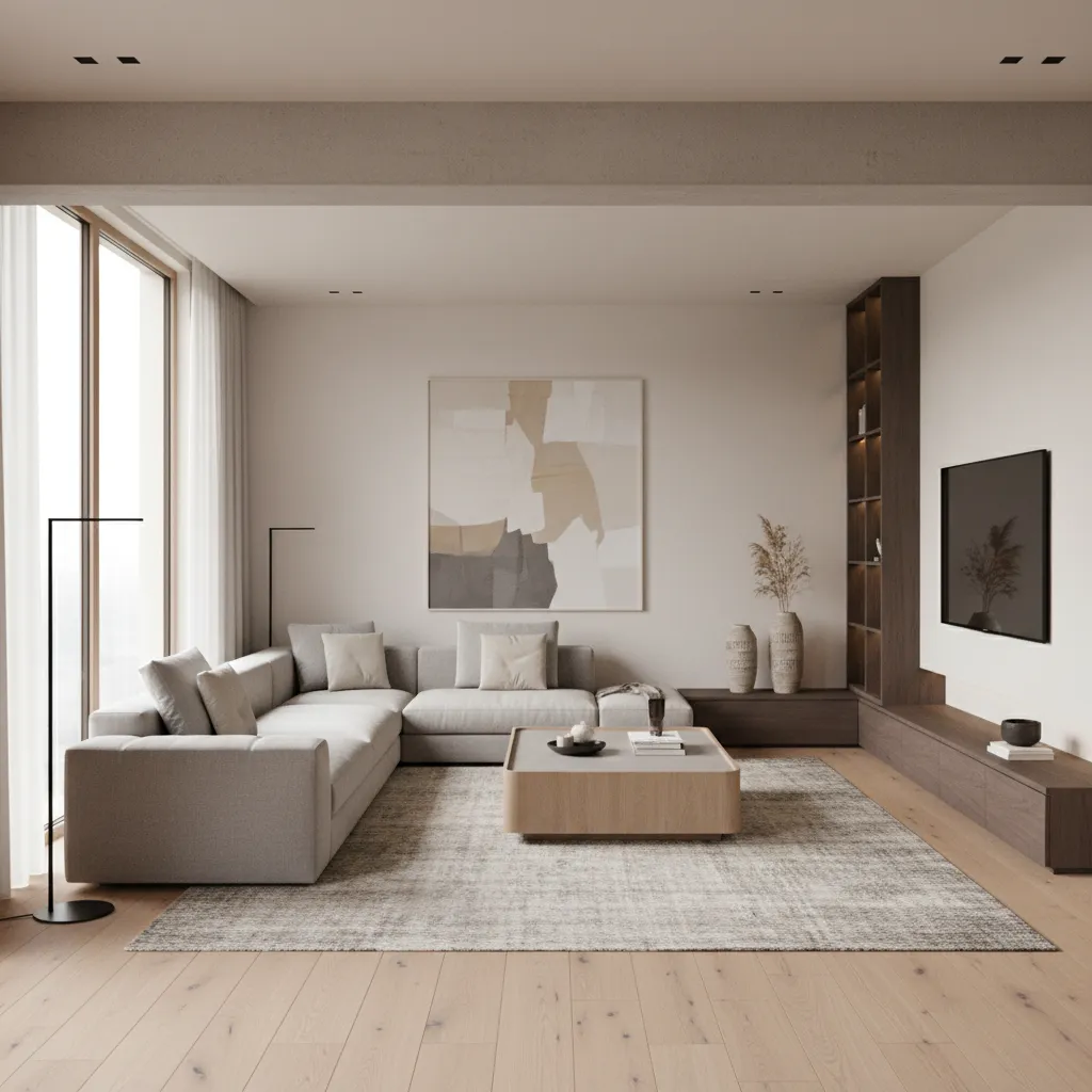 Hình ảnh mô phỏng 3D nội thất nhà ở hiện đại