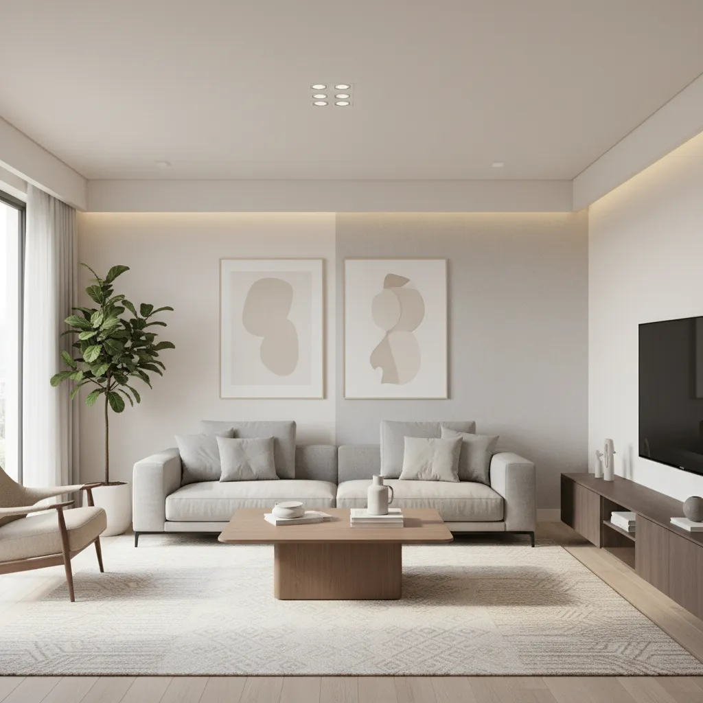 3D room visualization generated from a mobile floor plan design app