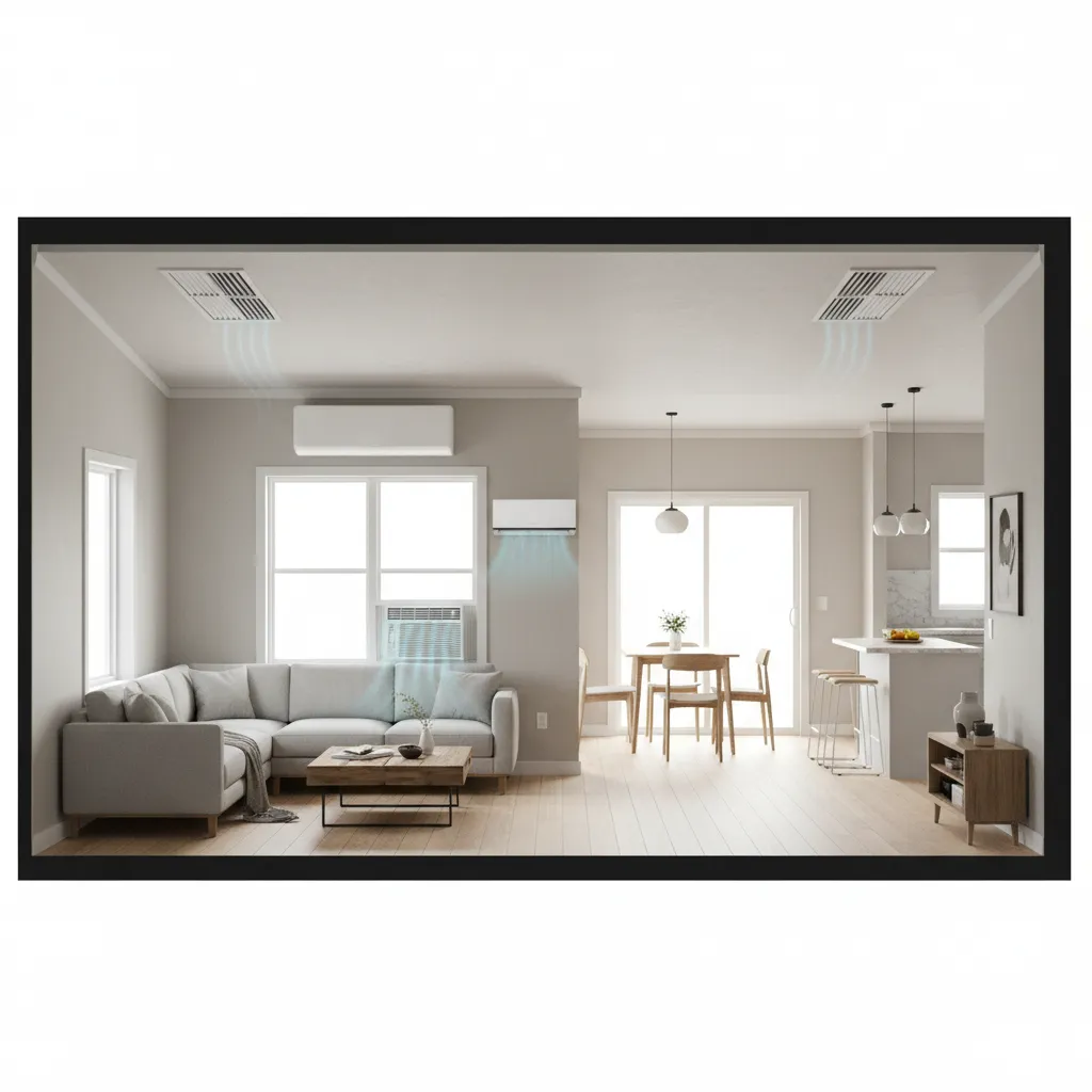 Window vs Mini Split vs Central AC for 1200 Sq Ft Mobile Homes