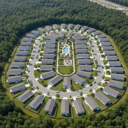 Traffic Flow and Road Design in Mobile Home Parks