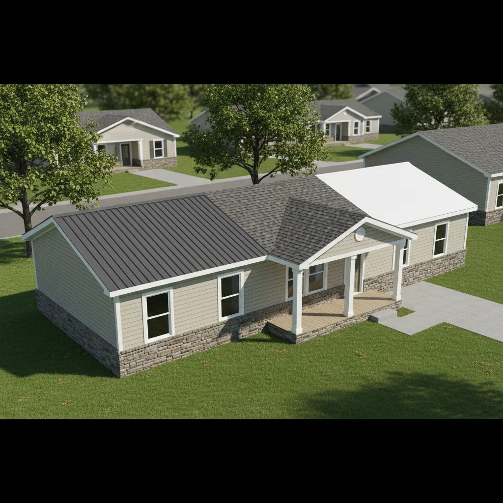 Metal vs Shingle vs TPO: Best Roofing Material for an 1800 Sq Ft Mobile Home