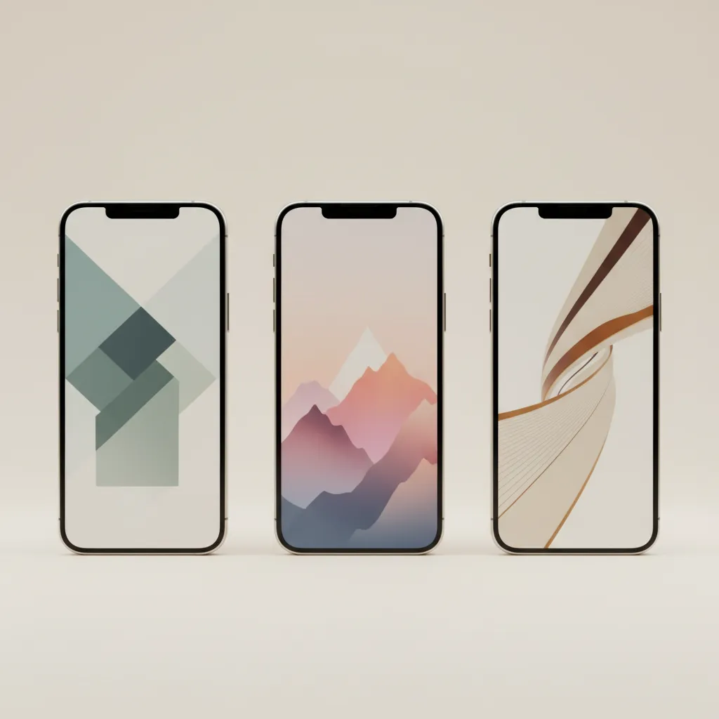 visual comparison of smartphone wallpaper aspect ratios 16:9 19.5:9 and 20:9