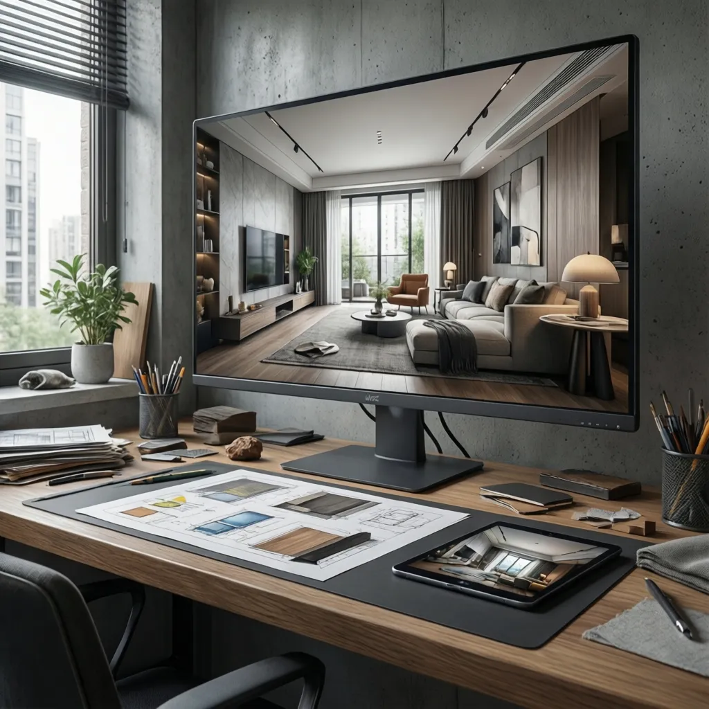 Mockup para diseño de interior: cómo usarlo bien