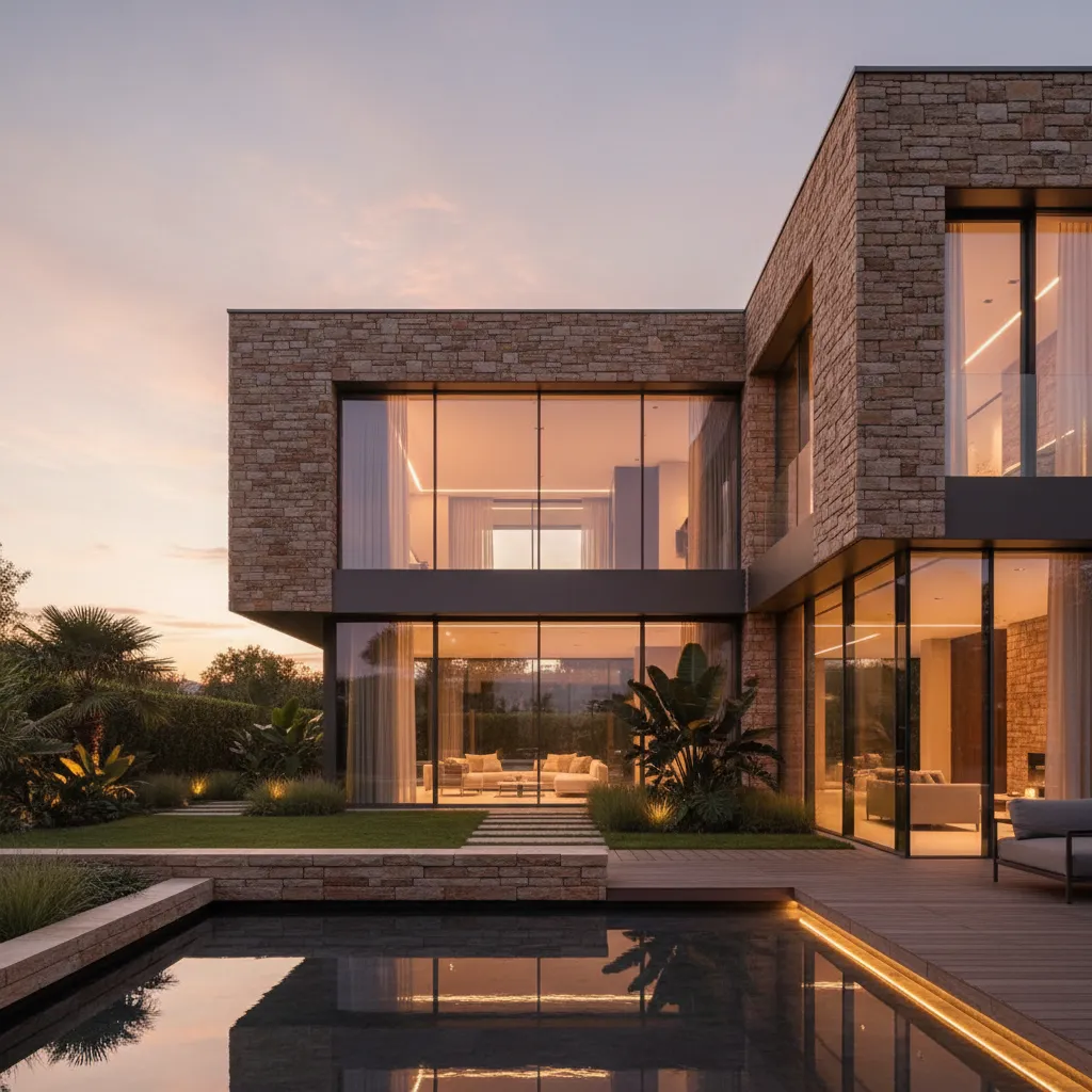 Model desain rumah mewah yang elegan dan modern