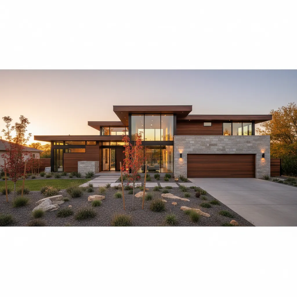 Diseños de casas modernas americanas: ideas reales