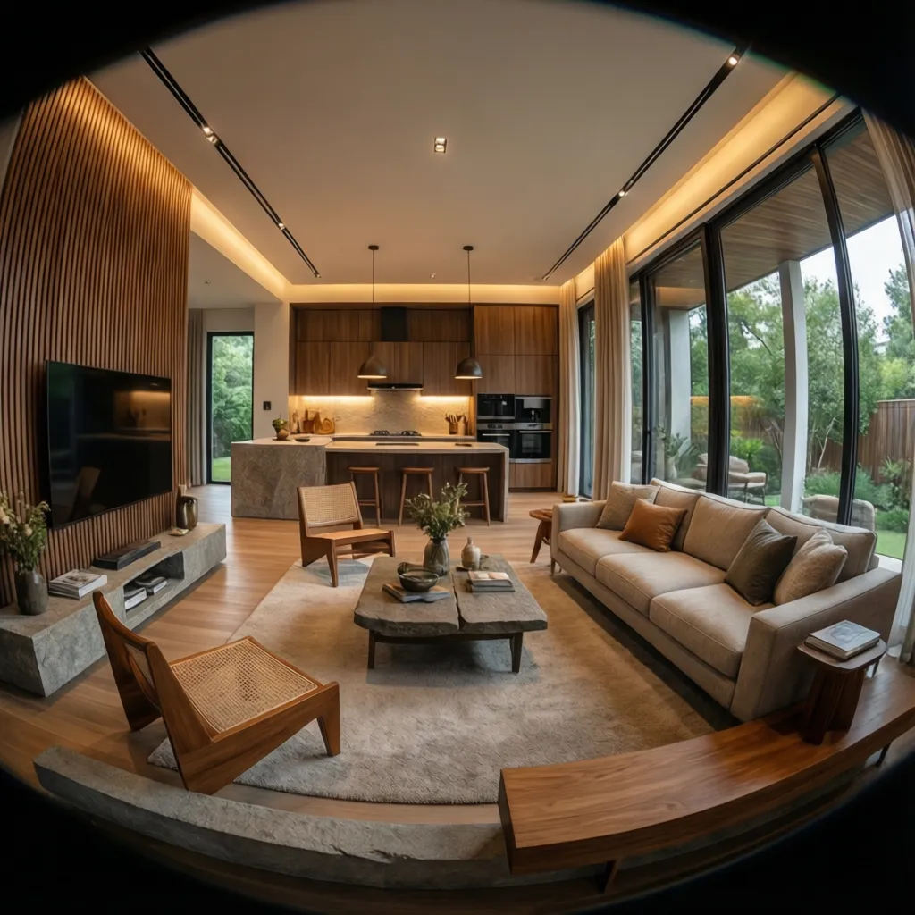 Apartamento moderno terminado después de un proyecto de interiorismo