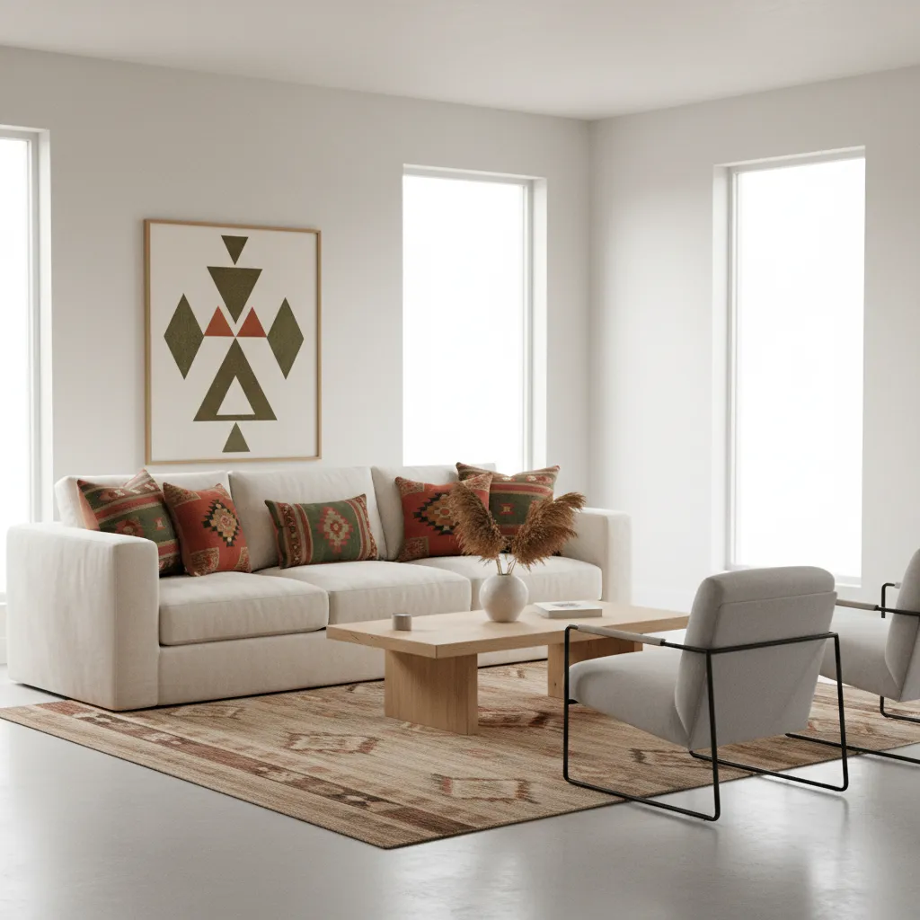 Modern Interior Design Trends Using Aztec Patterns