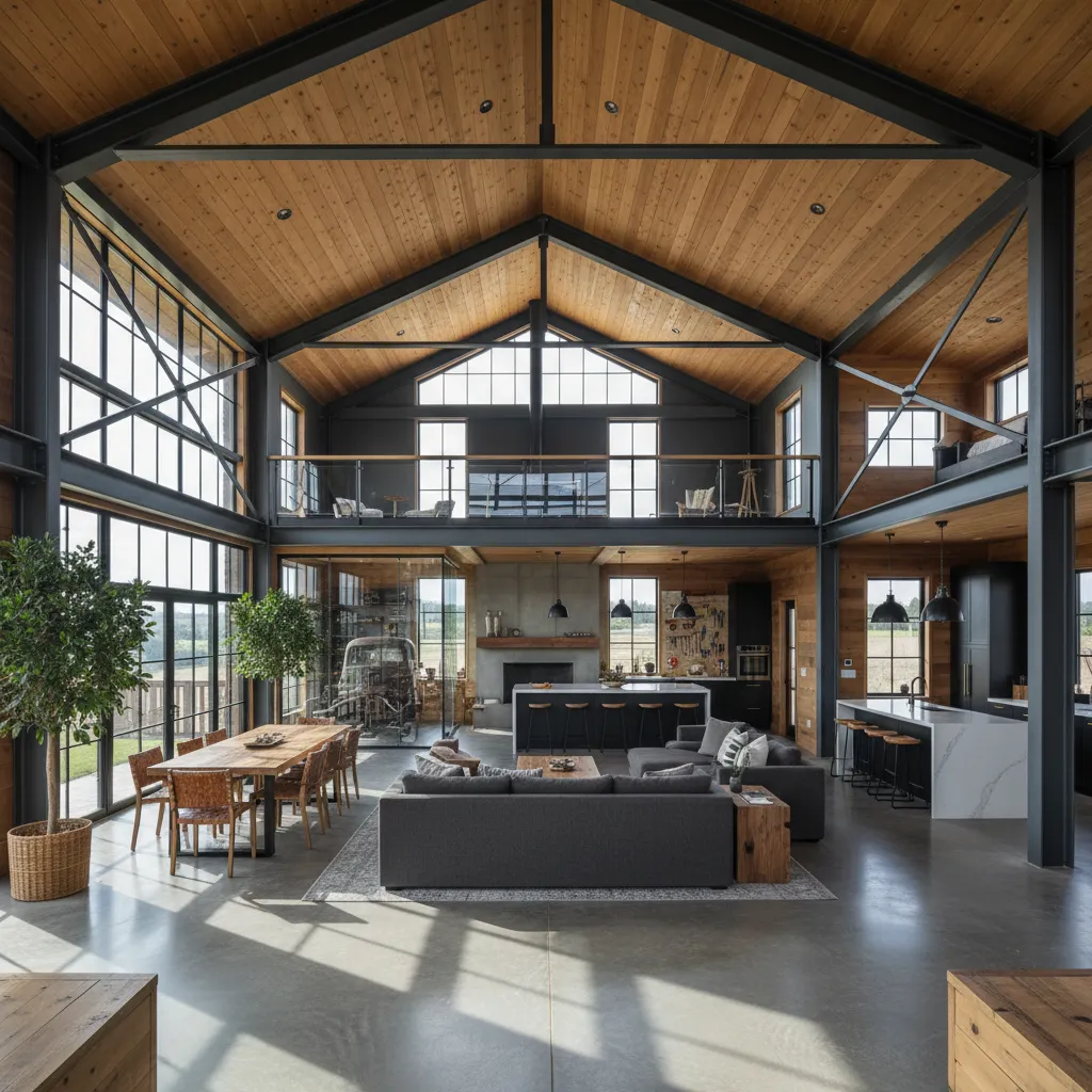 Modern Barndominium Design Trends for 4 Bedroom Family Homes