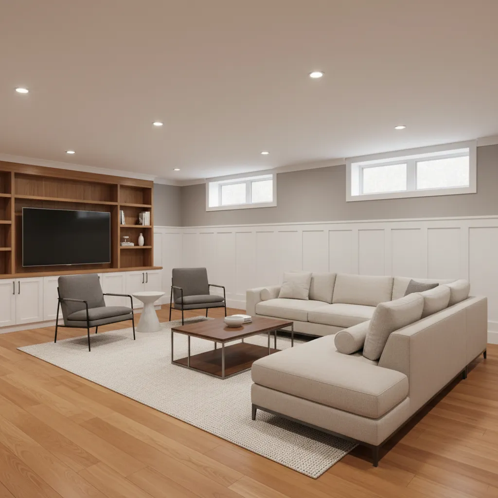 How Contractors Use Beadboard in Modern Basement Renovation Projects