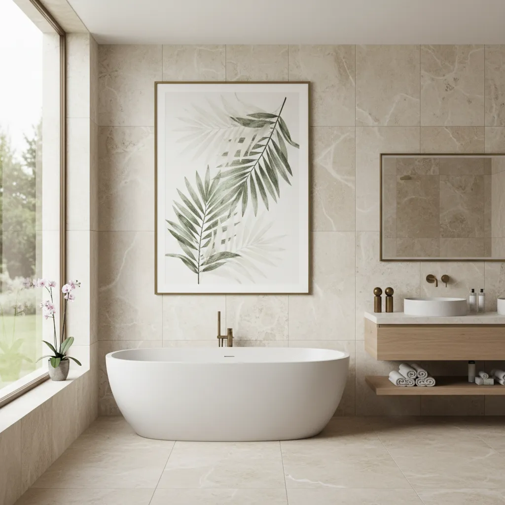 Top Bathroom Interior Design Trends That Influence Wall Art