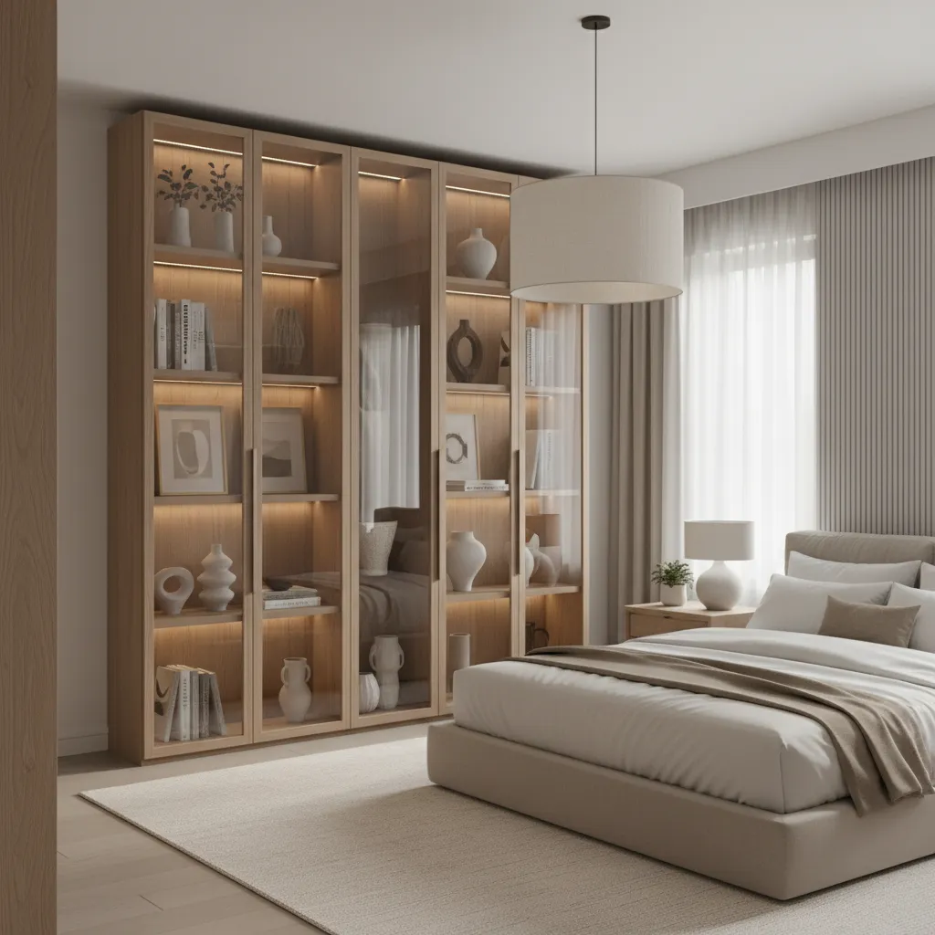 How to Style a China Cabinet in a Modern Bedroom