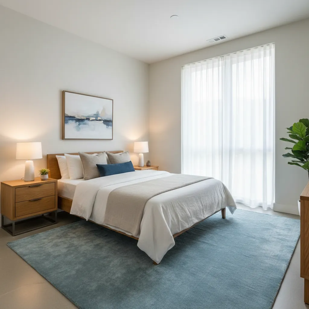 Interior Designer Tips for Styling Light Blue Rugs