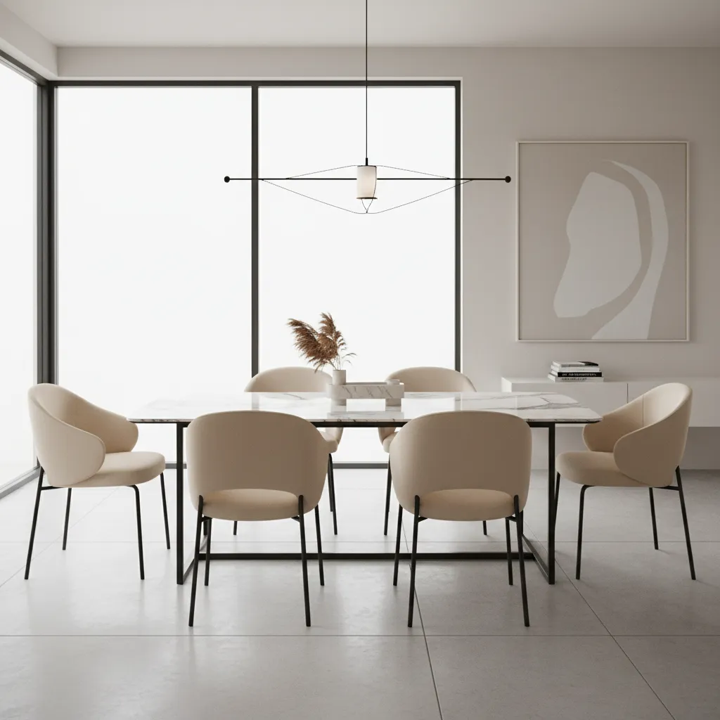 Which Leg Finish Matches Modern, Rustic, or Minimalist Dining Rooms