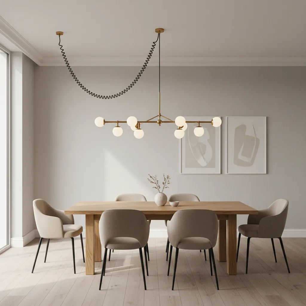 How Interior Designers Use Swag Lighting in Modern Dining Rooms