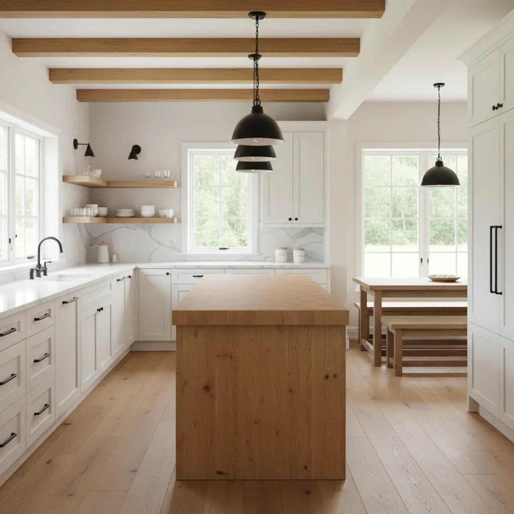 Farmhouse Kitchen Countertop Trends in Modern Home Design