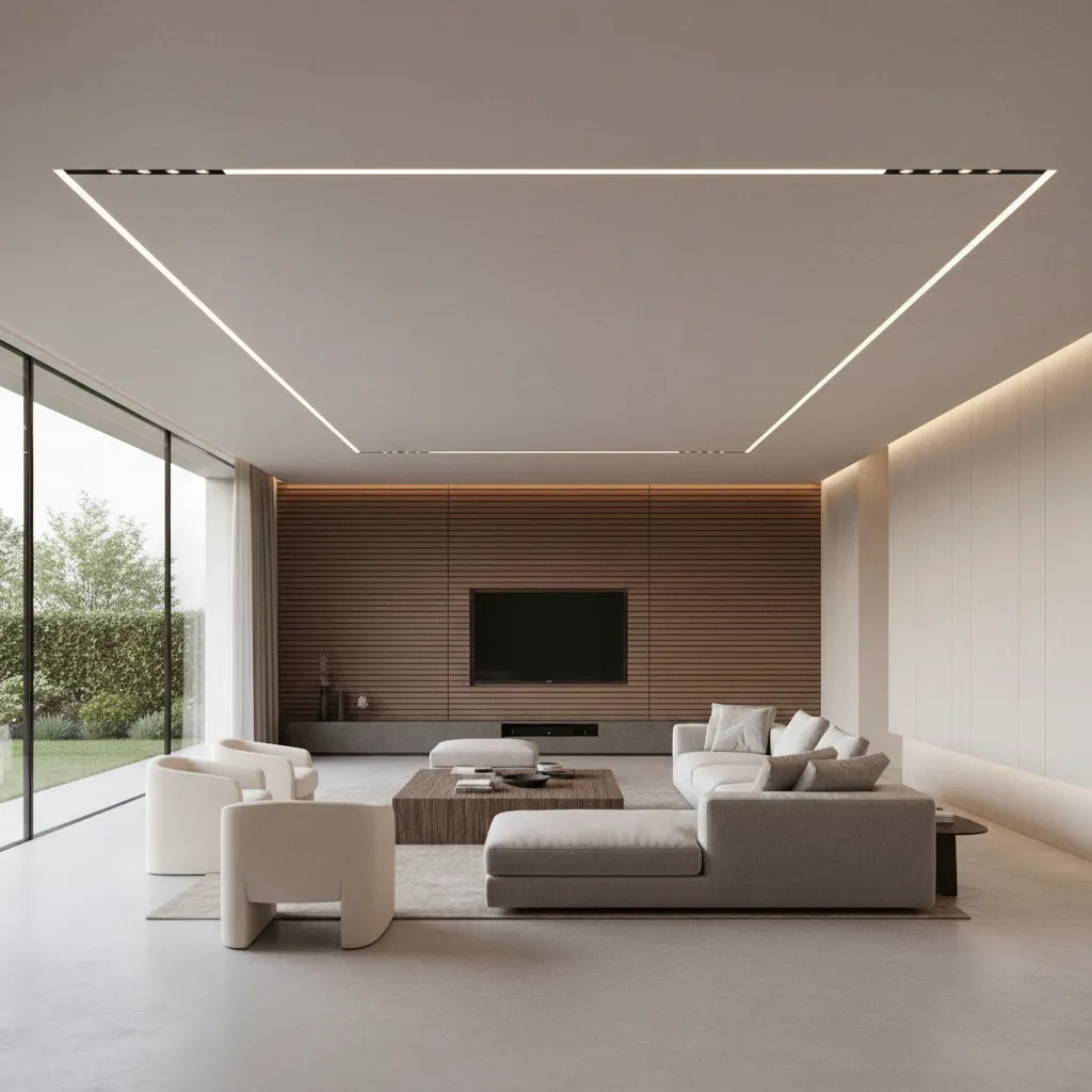 Modern Interior Design Trends for Flat Ceilings in Living Halls