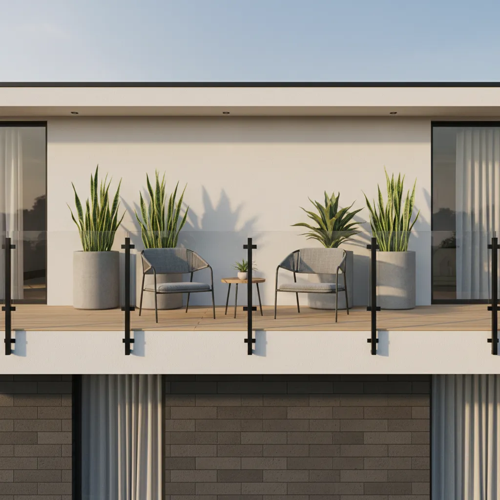 Modern Front Balcony Design Ideas for Stylish Small Homes