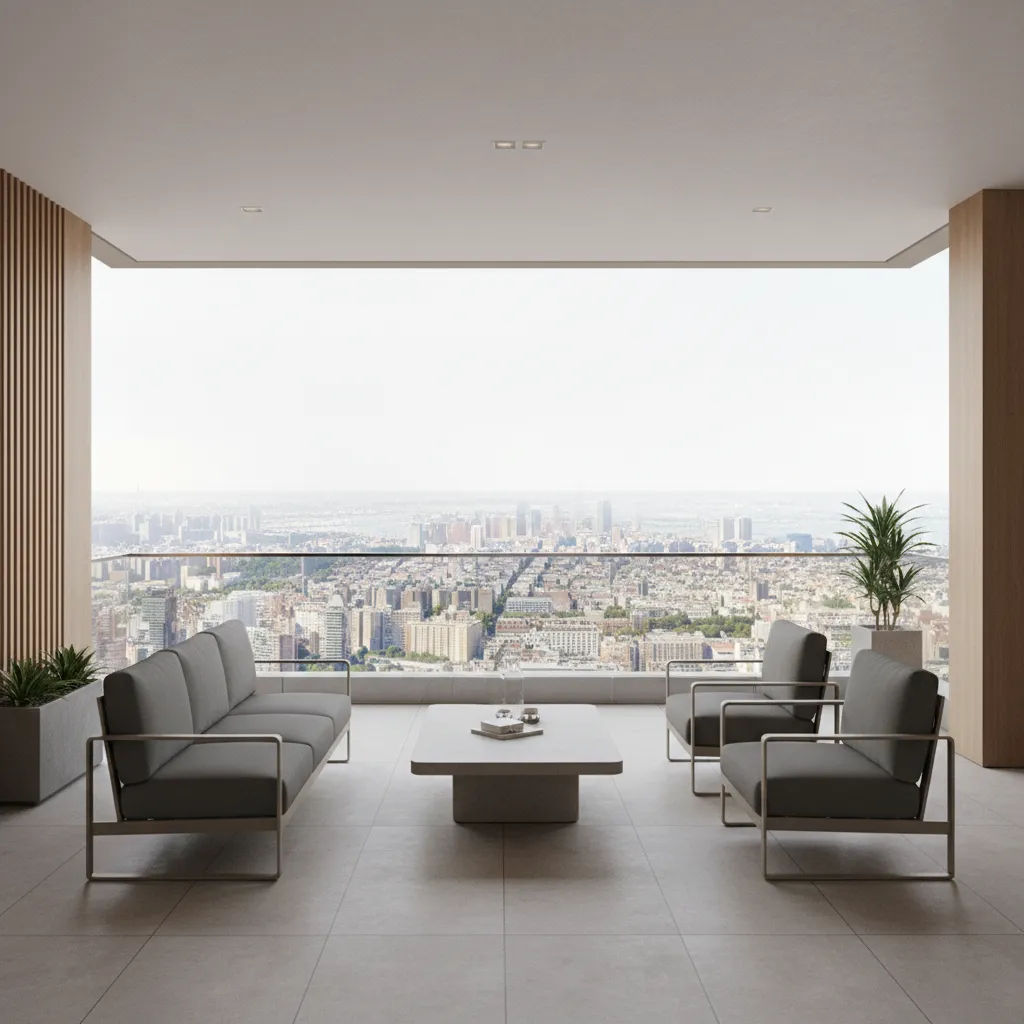 Modern Glass Railing Design Ideas for Balcony Spaces