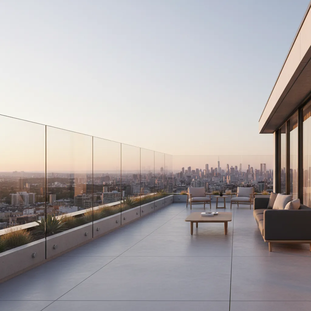 5 Parapet Wall Glass Design Ideas for Modern Homes