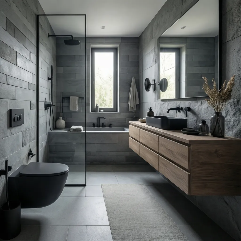 Modern Gray Bathroom Design Trends in Interior Design