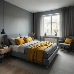 How Interior Designers Use Grey and Yellow in Modern Bedrooms