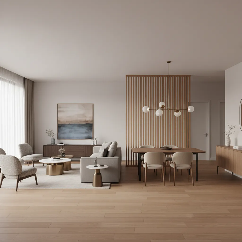 5 Modern Hall Partition Designs That Maximize Space