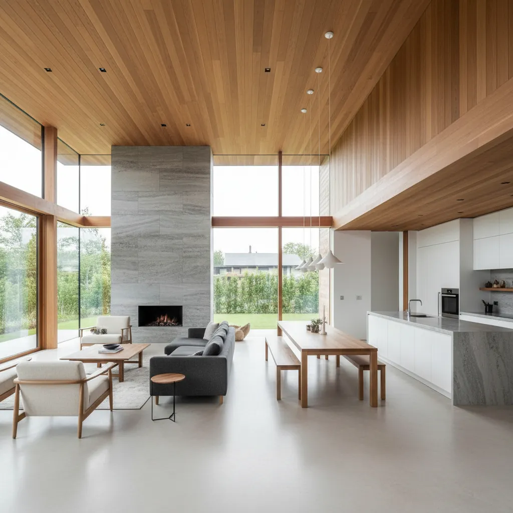 Diseño de distribuciones interiores de casas modernas