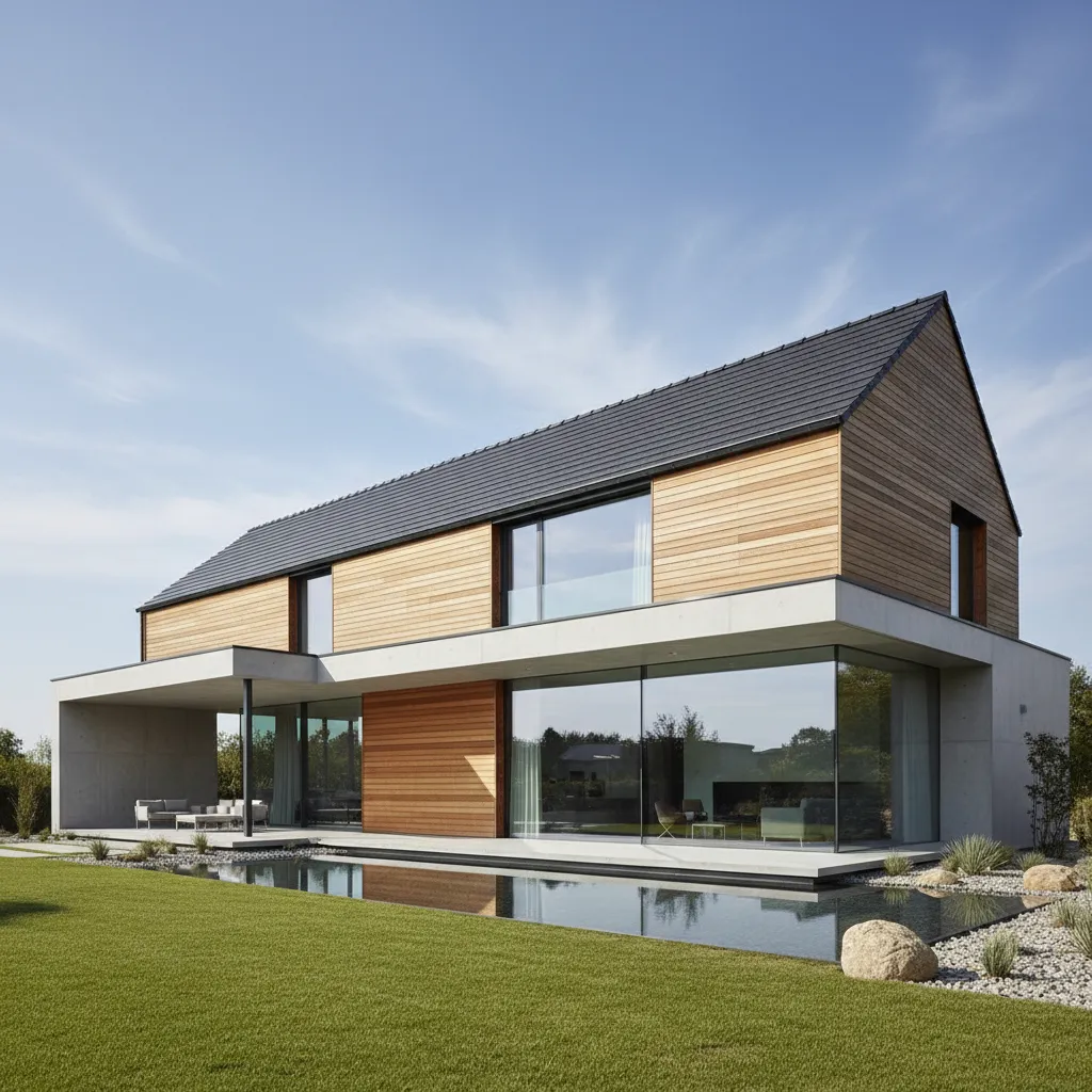Diseños de casas modernas con tejas