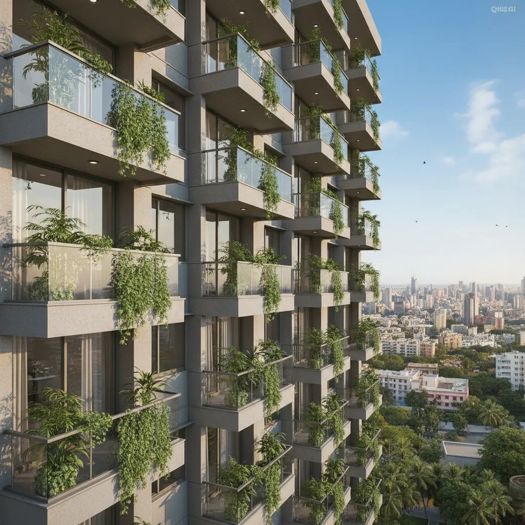 2 Feet Balcony Design Trends in Modern Indian Apartments