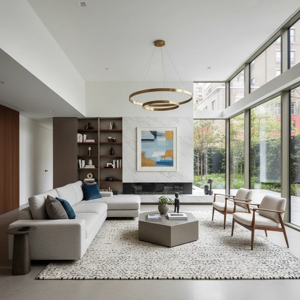 Proyecto de interiorismo terminado en una vivienda moderna
