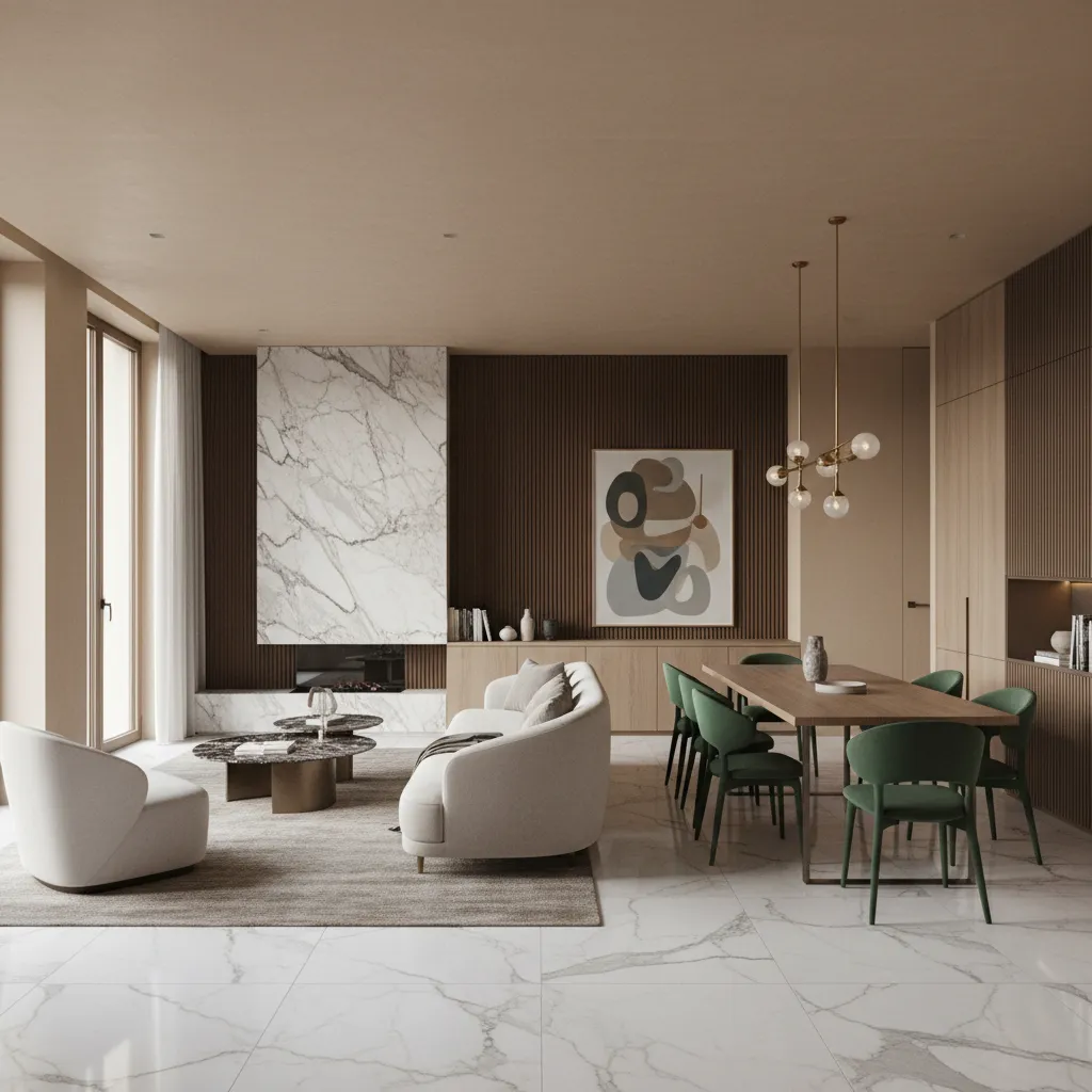 Proyecto de interiorismo moderno inspirado en diseño italiano