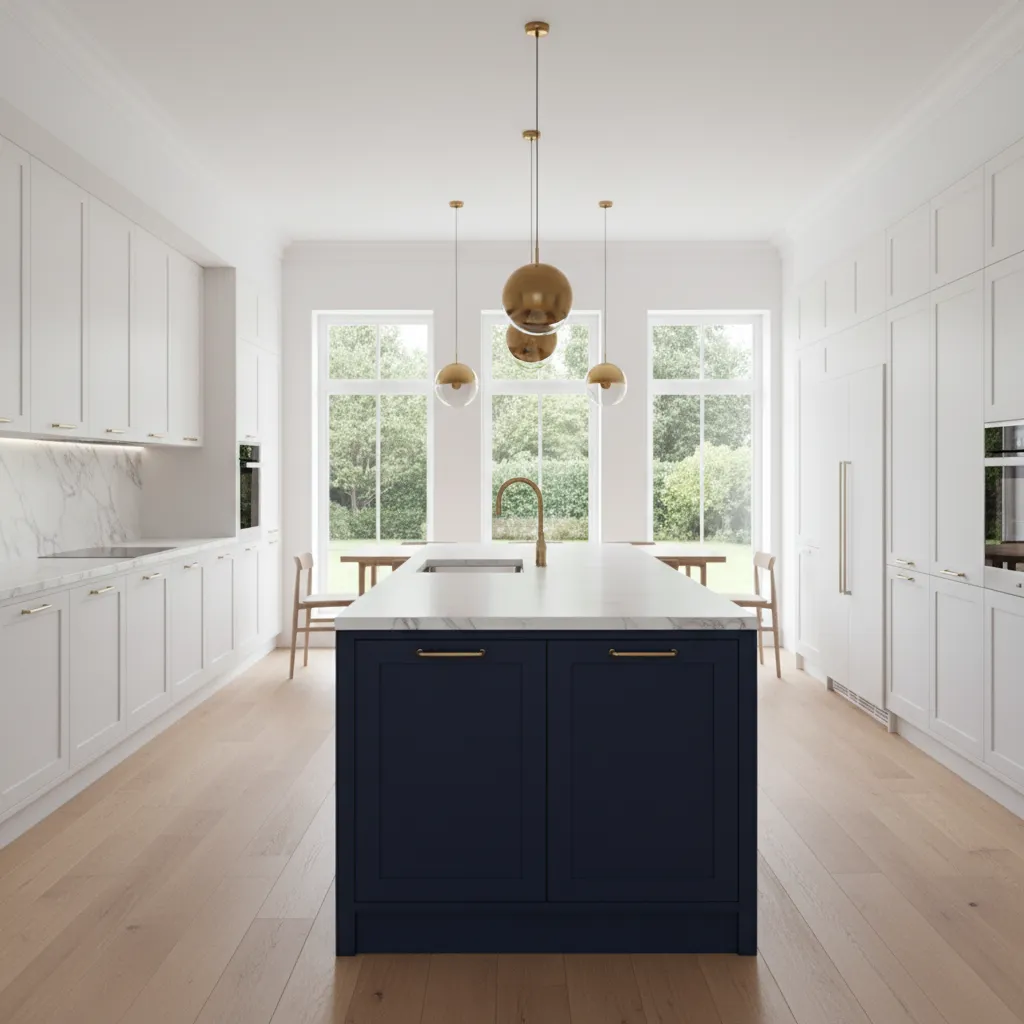 Interior Design Trends Blue Accents in Modern Kitchens