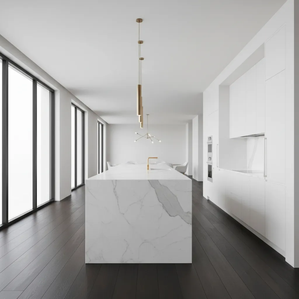 How Interior Designers Use Dark Floors in Modern Kitchens