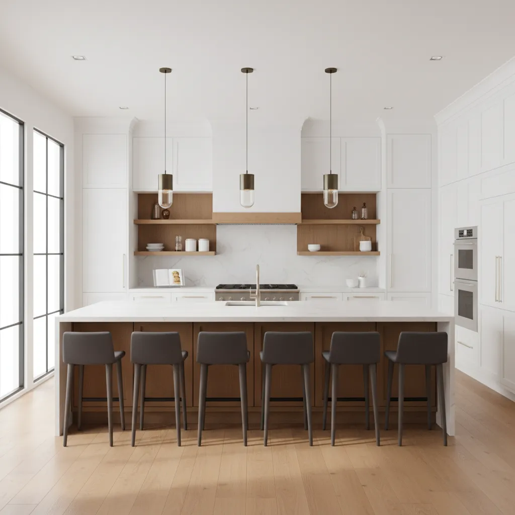 Large Kitchen Island Design: 5 Fixes for Crowded Kitchens