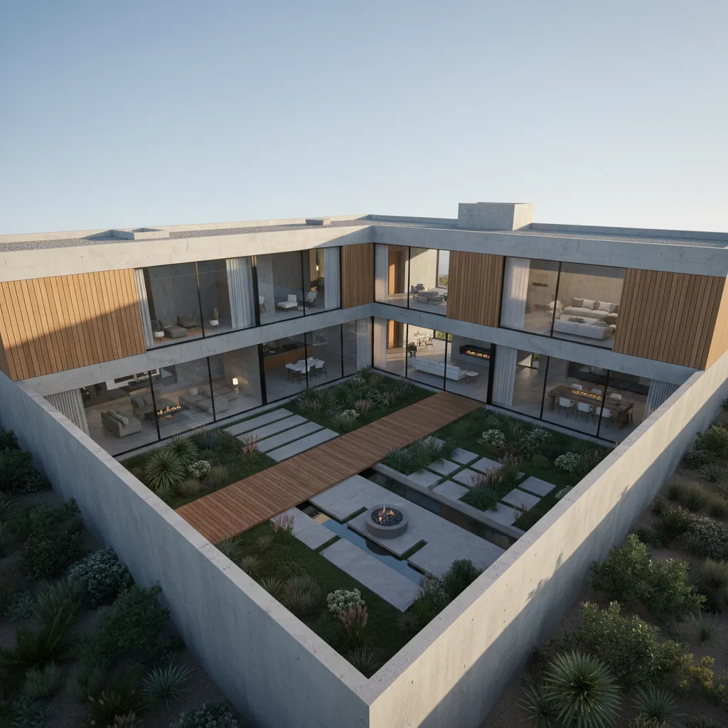 Diseños de casas modernas en forma de L que aprovechan mejor el espacio