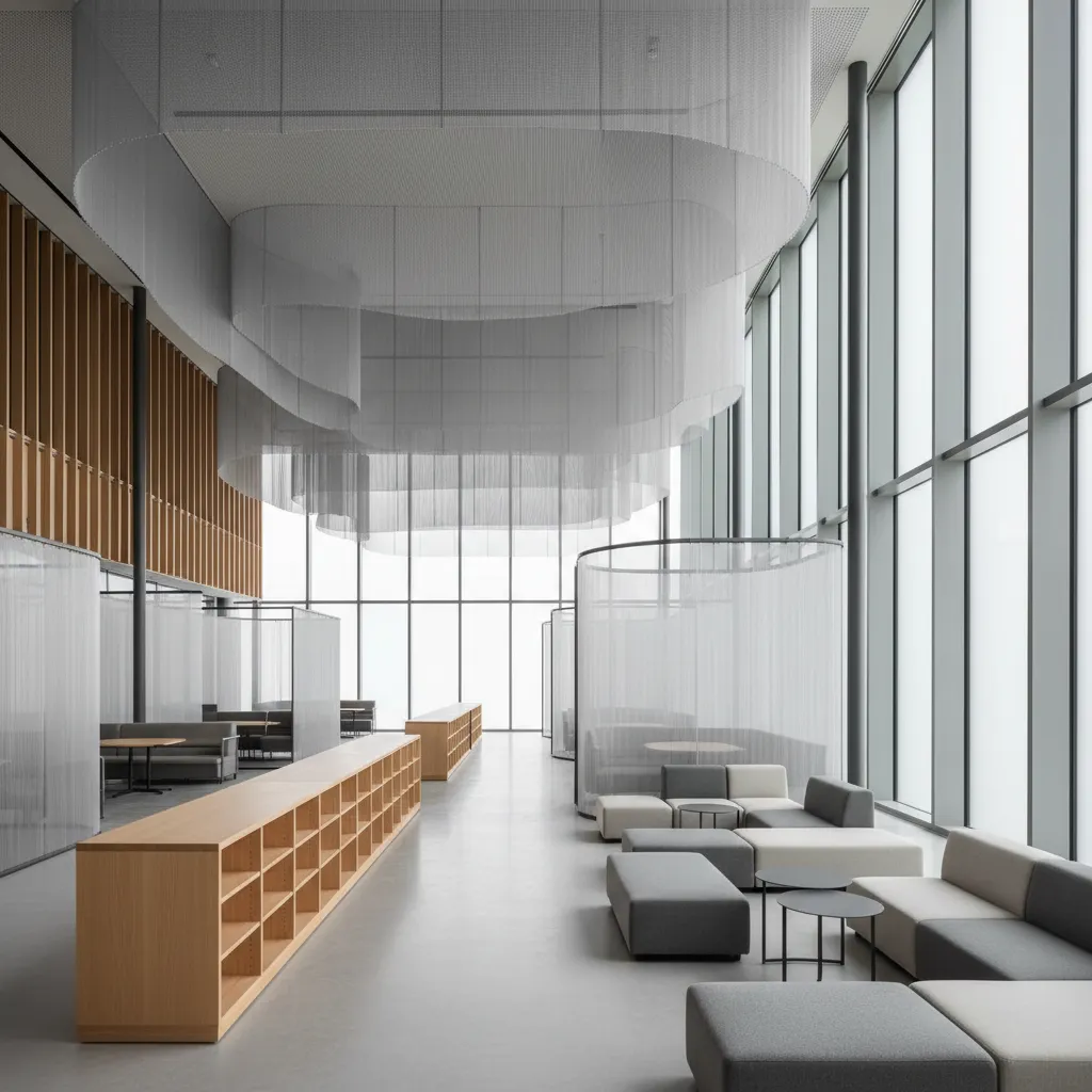 Modern Library Floor Plan