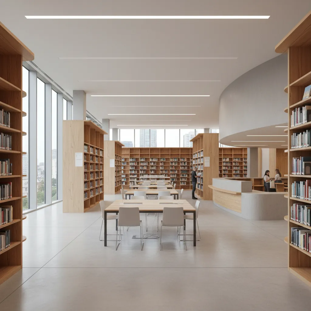 How to Optimize Space in a Modern Library Interior