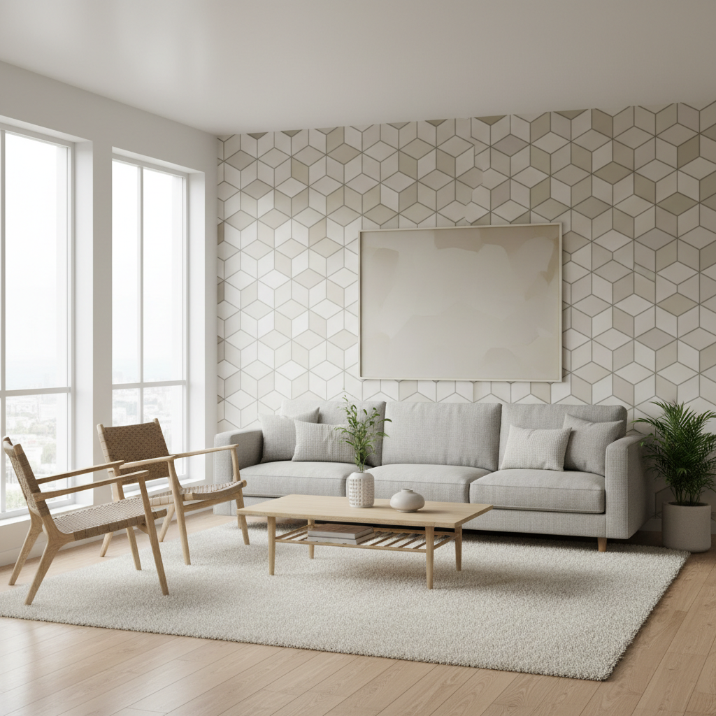 Living Room Feels Flat? 3D Wallpaper Designs That Add Depth