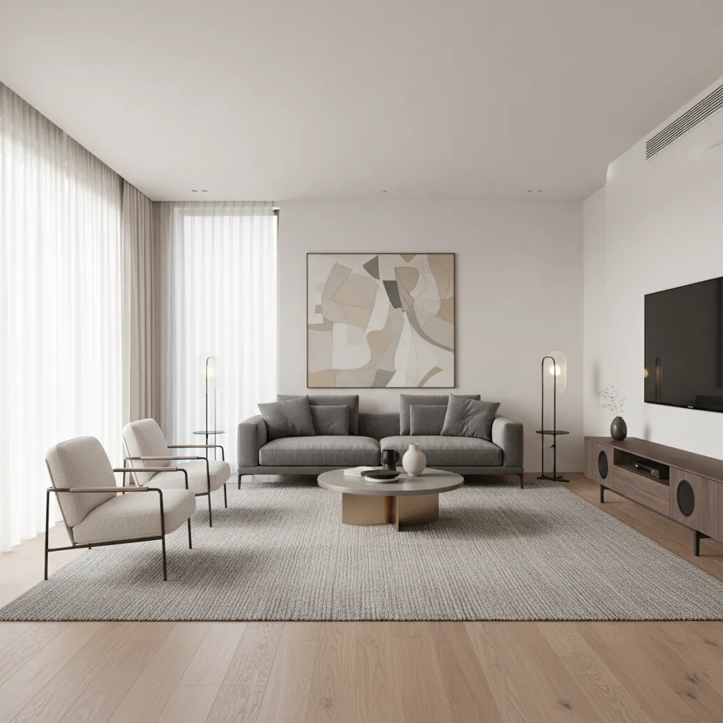 How Interior Designers Use 5x8 Rugs in Modern Living Rooms