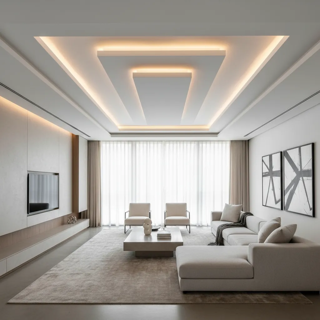 Modern Ceiling Design for Living Room (2015 Ideas That Still Work): Timeless ceiling concepts from 2015 that still elevate modern living rooms today