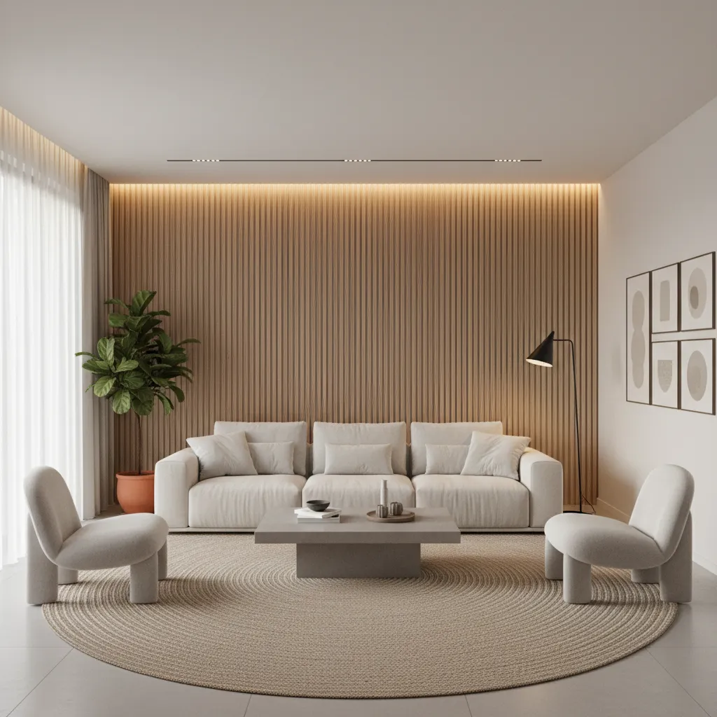 Modern Wall Design Ideas for Living Room